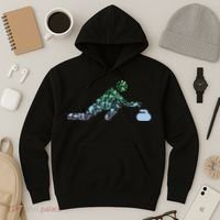 Curling Stone T For Curler Curling Player Boy Curling Hoodie thumb 3