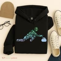 Curling Stone T For Curler Curling Player Boy Curling Hoodie thumb 4