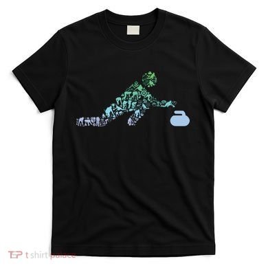 Curling Stone T For Curler Curling Player Boy Curling T-Shirt