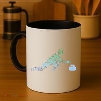 Curling Stone T For Curler Curling Player Boy Curling Coffee Mug thumb 4