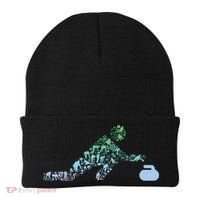 Curling Stone T For Curler Curling Player Boy Curling Beanie thumb 0
