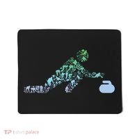 Curling Stone T For Curler Curling Player Boy Curling Mousepad thumb 0