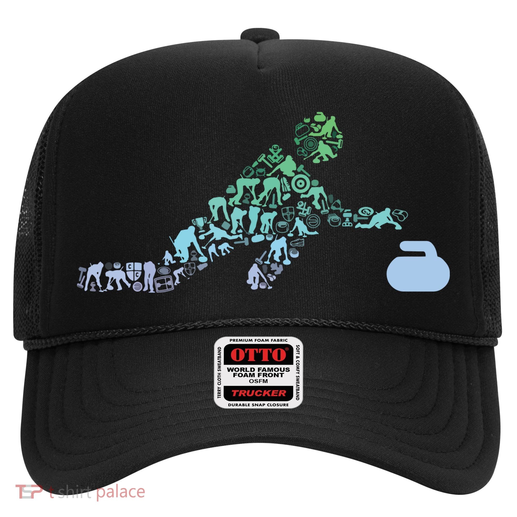 Curling Stone T For Curler Curling Player Boy Curling Hat