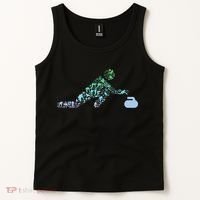 Curling Stone T For Curler Curling Player Boy Curling Tank Top thumb 2