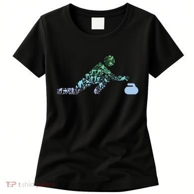 Curling Stone T For Curler Curling Player Boy Curling Women's T-Shirt