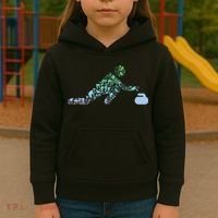 Curling Stone T For Curler Curling Player Boy Curling Kids Hoodie thumb 3