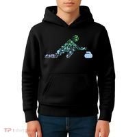 Curling Stone T For Curler Curling Player Boy Curling Kids Hoodie thumb 4