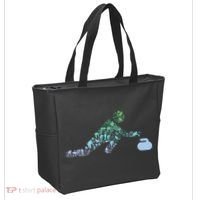 Curling Stone T For Curler Curling Player Boy Curling Tote Bag thumb 2