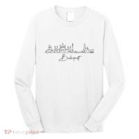 City Skyline Travel Souvenir Tourist Budapest Hungary Long Sleeve Shirt thumb 0