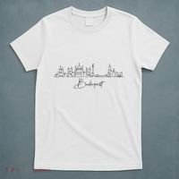 City Skyline Travel Souvenir Tourist Budapest Hungary T-Shirt thumb 5