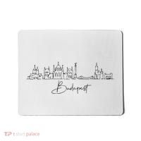 City Skyline Travel Souvenir Tourist Budapest Hungary Mousepad thumb 0