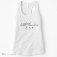 City Skyline Travel Souvenir Tourist Budapest Hungary Women's Tank Top thumb 0