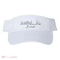 City Skyline Travel Souvenir Tourist Budapest Hungary Visor thumb 0