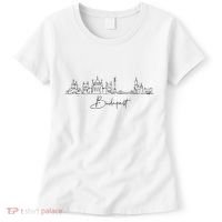 City Skyline Travel Souvenir Tourist Budapest Hungary Women's T-Shirt thumb 0