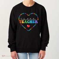 Cute Substitute Teacher Appreciati To School Gift Women's Sweatshirt thumb 0