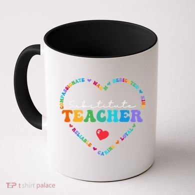Cute Substitute Teacher Appreciati To School Gift Coffee Mug
