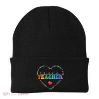 Cute Substitute Teacher Appreciati To School Gift Beanie thumb 0
