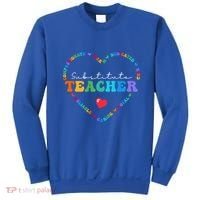 Cute Substitute Teacher Appreciati To School Gift Sweatshirt thumb 0