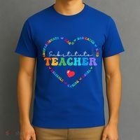 Cute Substitute Teacher Appreciati To School Gift T-Shirt thumb 3