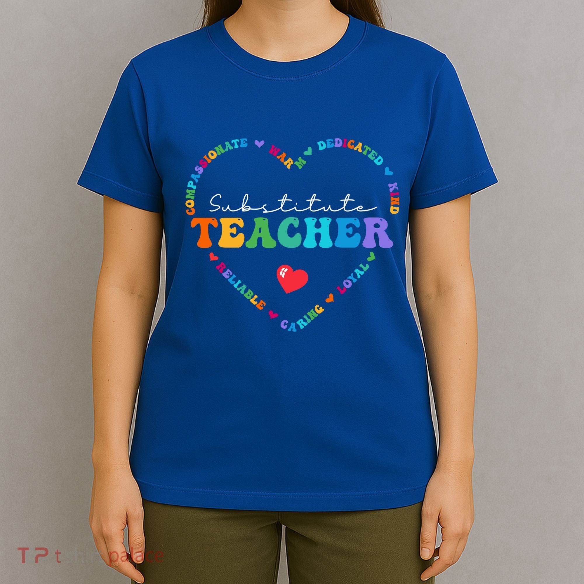 Cute Substitute Teacher Appreciati To School Gift T-Shirt