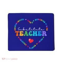 Cute Substitute Teacher Appreciati To School Gift Mousepad thumb 0