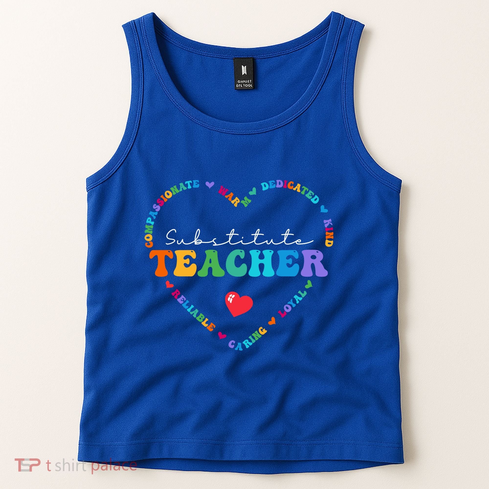 Cute Substitute Teacher Appreciati To School Gift Tank Top