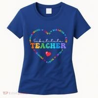 Cute Substitute Teacher Appreciati To School Gift Women's T-Shirt thumb 0