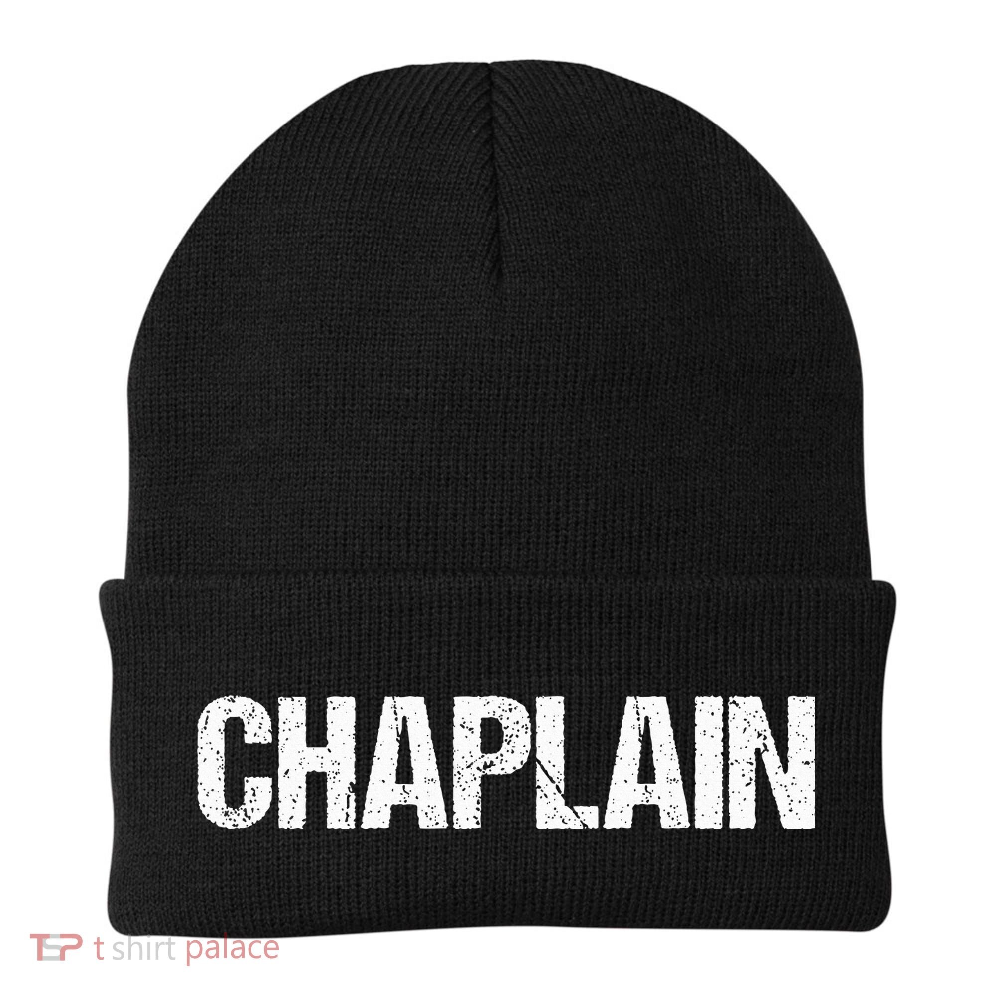 Chaplain Simple Title Beanie