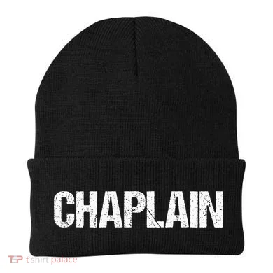 Chaplain Simple Title Beanie