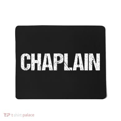 Chaplain Simple Title Mousepad