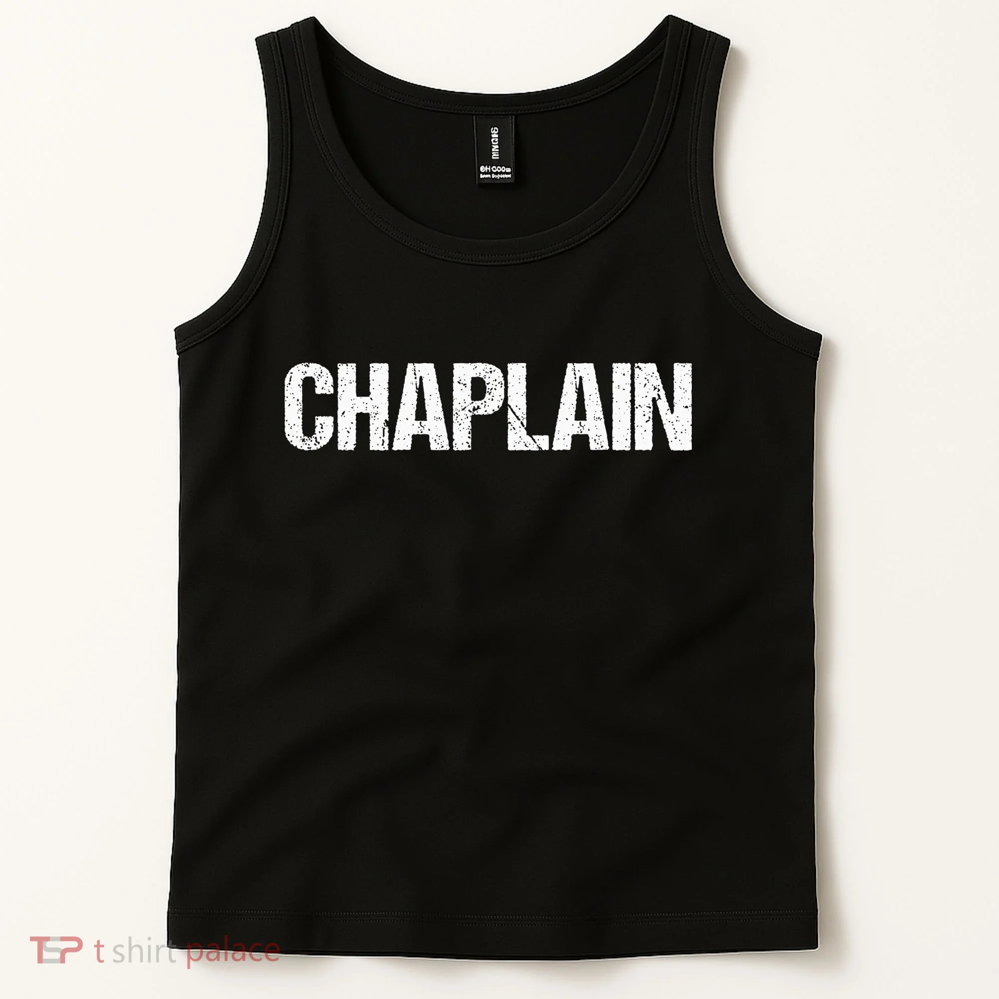 Chaplain Simple Title Tank Top