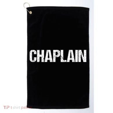 Chaplain Simple Title Golf Towel