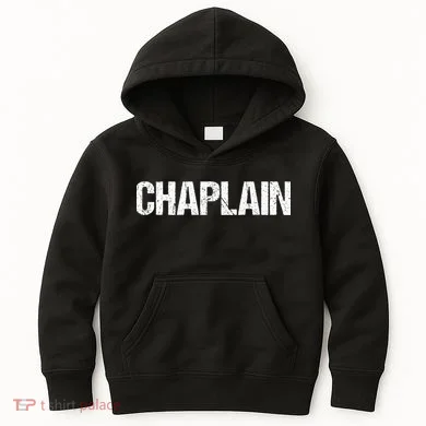 Chaplain Simple Title Kids Hoodie