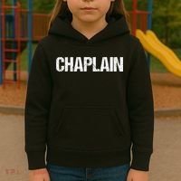 Chaplain Simple Title Kids Hoodie thumb 3