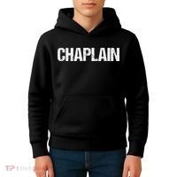Chaplain Simple Title Kids Hoodie thumb 4
