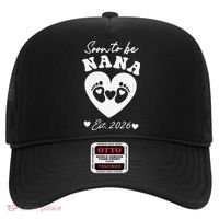 Cute Soon To Be Nana EST 2026 Baby Feet Heart Hat thumb 0