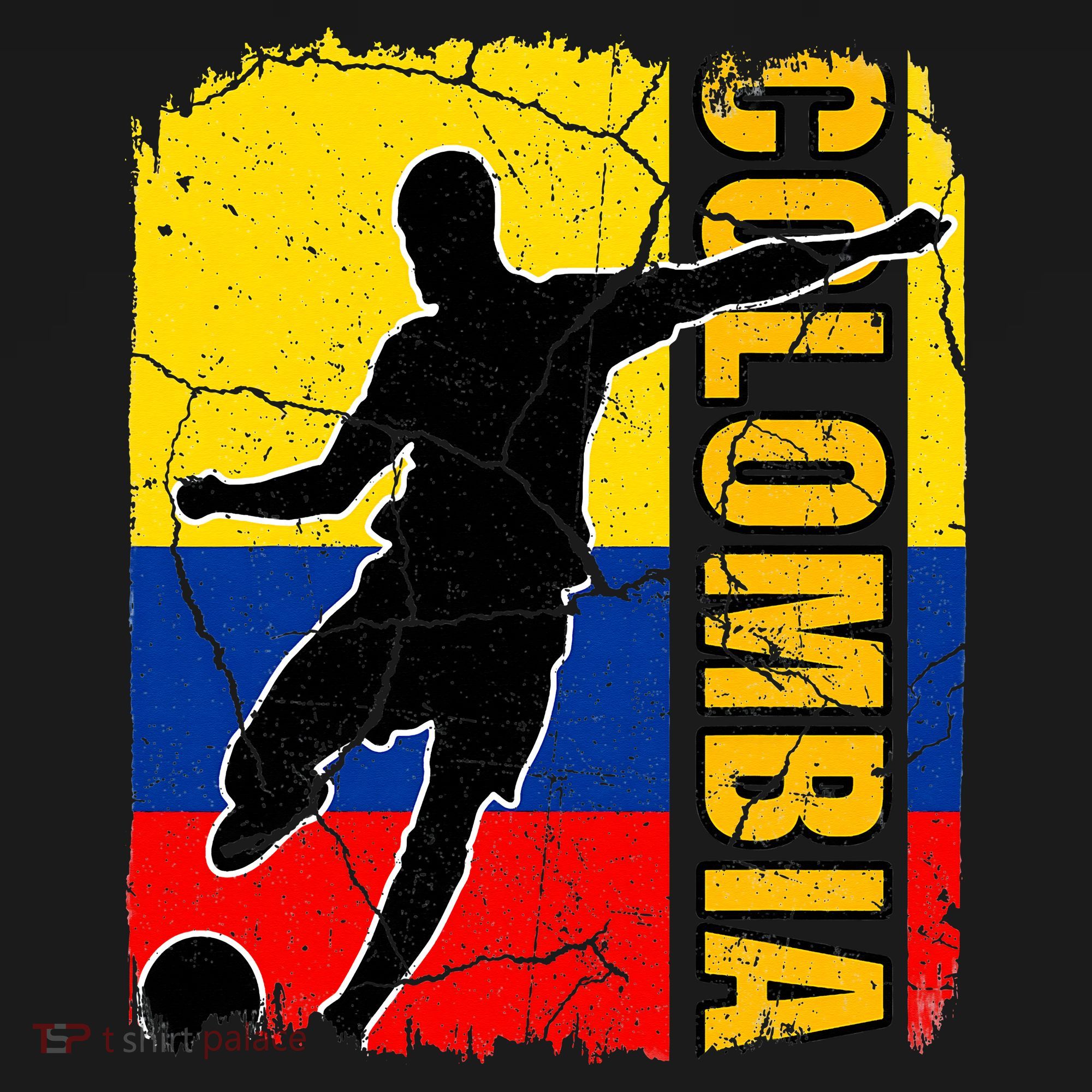 Colombian Soccer Team Colombia Flag Jersey Ornament