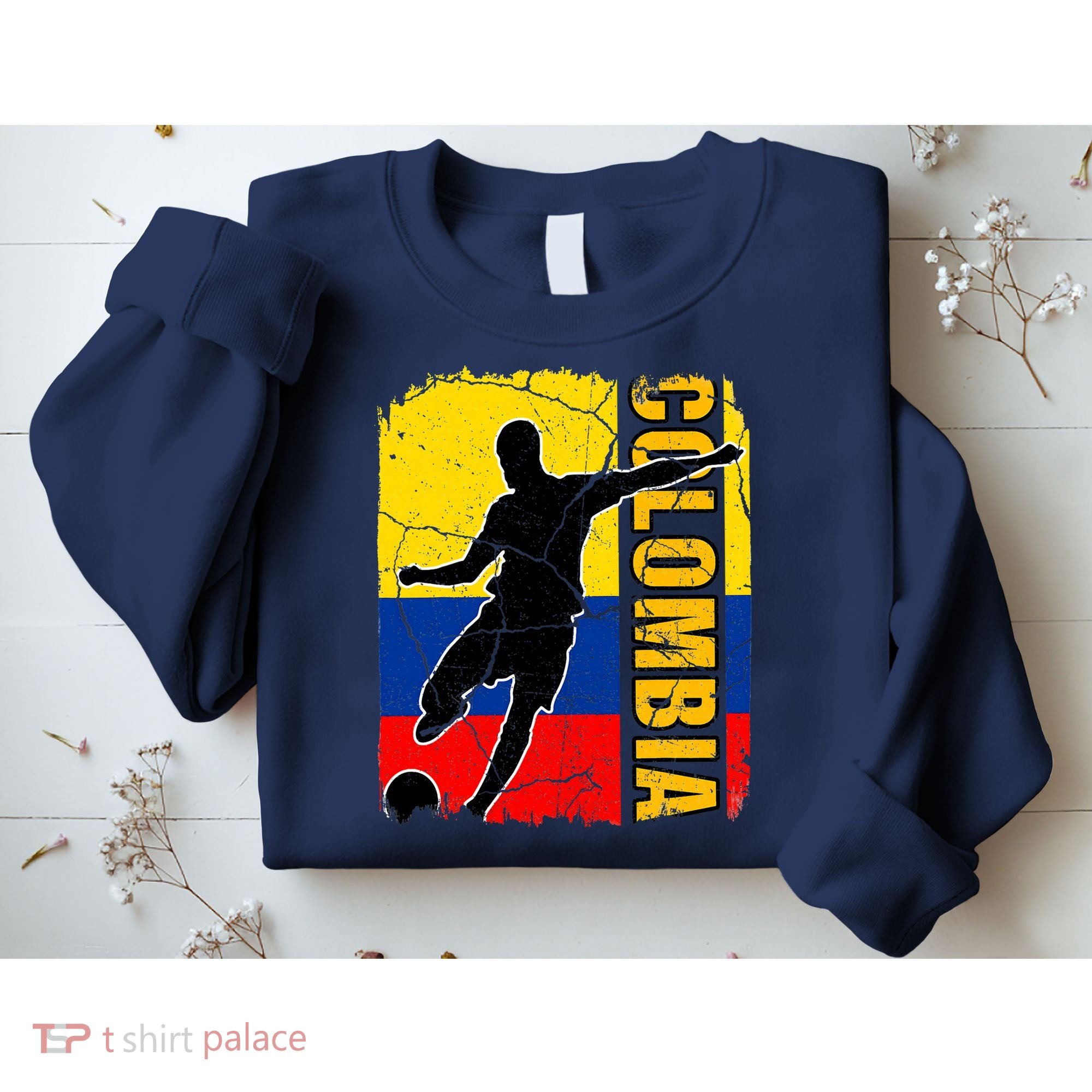 Colombian Soccer Team Colombia Flag Jersey Sweatshirt