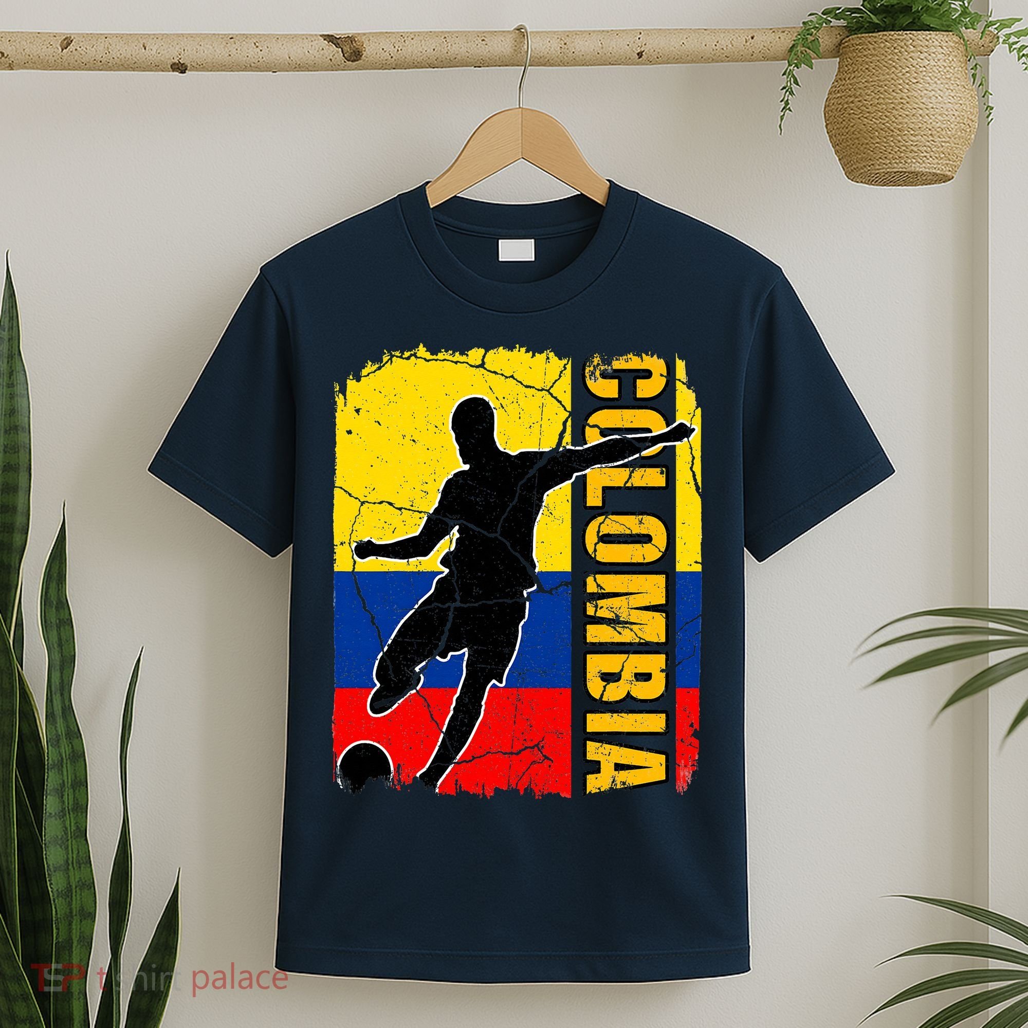Colombian Soccer Team Colombia Flag Jersey T-Shirt
