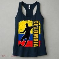 Colombian Soccer Team Colombia Flag Jersey Women's Tank Top thumb 3