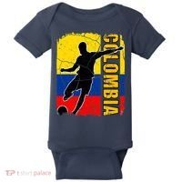 Colombian Soccer Team Colombia Flag Jersey Baby Bodysuit thumb 0