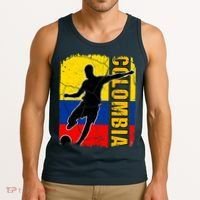 Colombian Soccer Team Colombia Flag Jersey Tank Top thumb 3