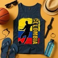 Colombian Soccer Team Colombia Flag Jersey Tank Top thumb 4