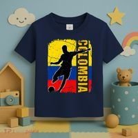 Colombian Soccer Team Colombia Flag Jersey Toddler T-Shirt thumb 3
