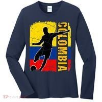 Colombian Soccer Team Colombia Flag Jersey Women's Long Sleeve Shirt thumb 0