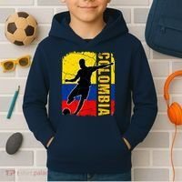 Colombian Soccer Team Colombia Flag Jersey Kids Hoodie thumb 2