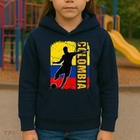 Colombian Soccer Team Colombia Flag Jersey Kids Hoodie thumb 3