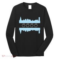 Chicago School Teachers Union Red For Ed Skyline Flag Long Sleeve Shirt thumb 0