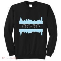 Chicago School Teachers Union Red For Ed Skyline Flag Sweatshirt thumb 0