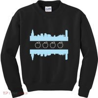 Chicago School Teachers Union Red For Ed Skyline Flag Kids Sweatshirt thumb 0